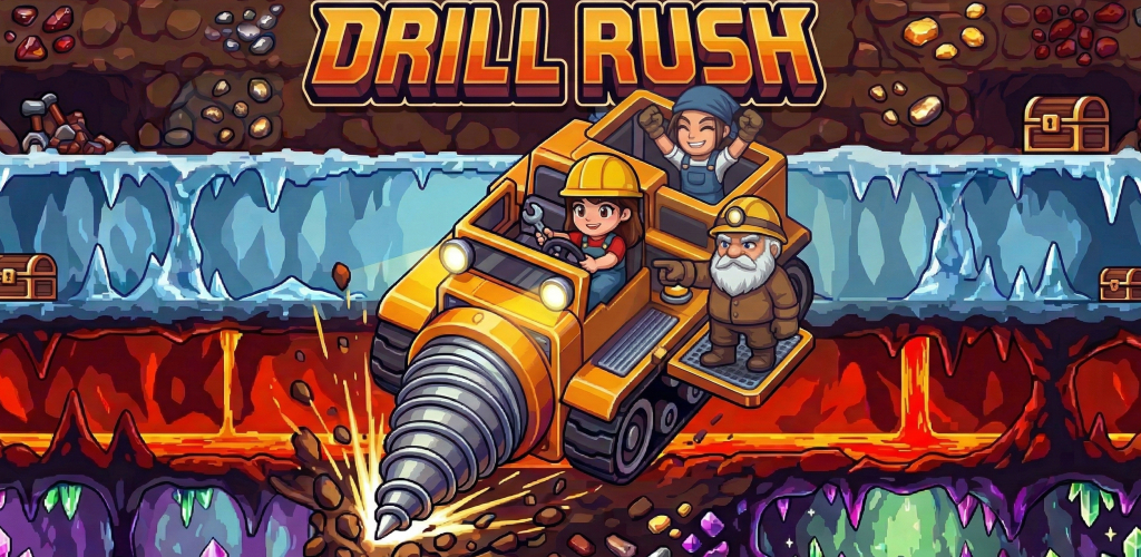 Drill Rush promotional artwork